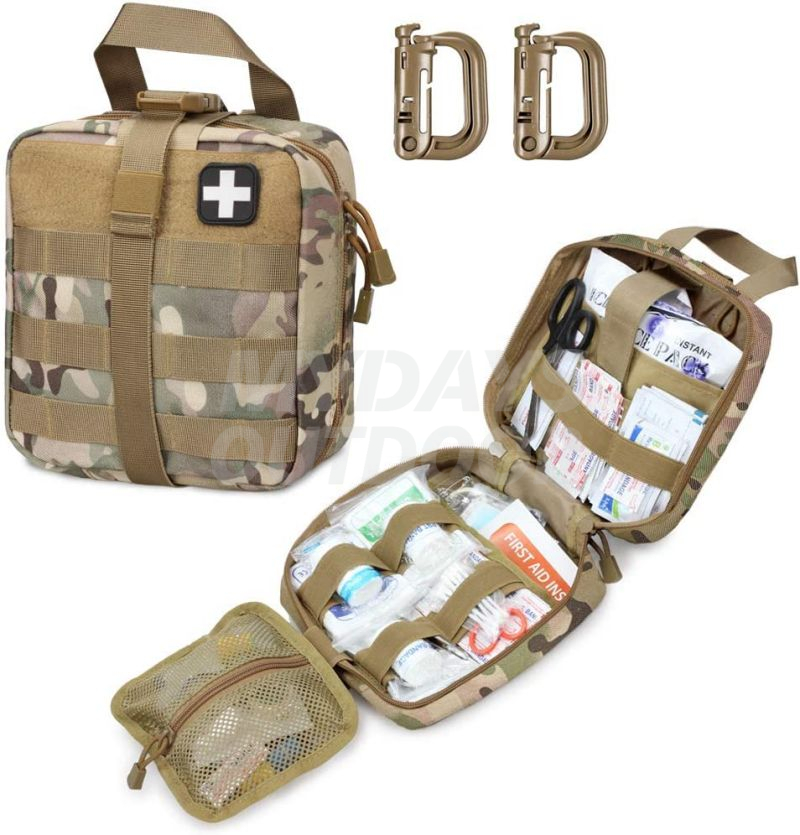 Тактическая медицинская сумка первой помощи с несколькими карманами, легкая медицинская сумка MDSTA-17